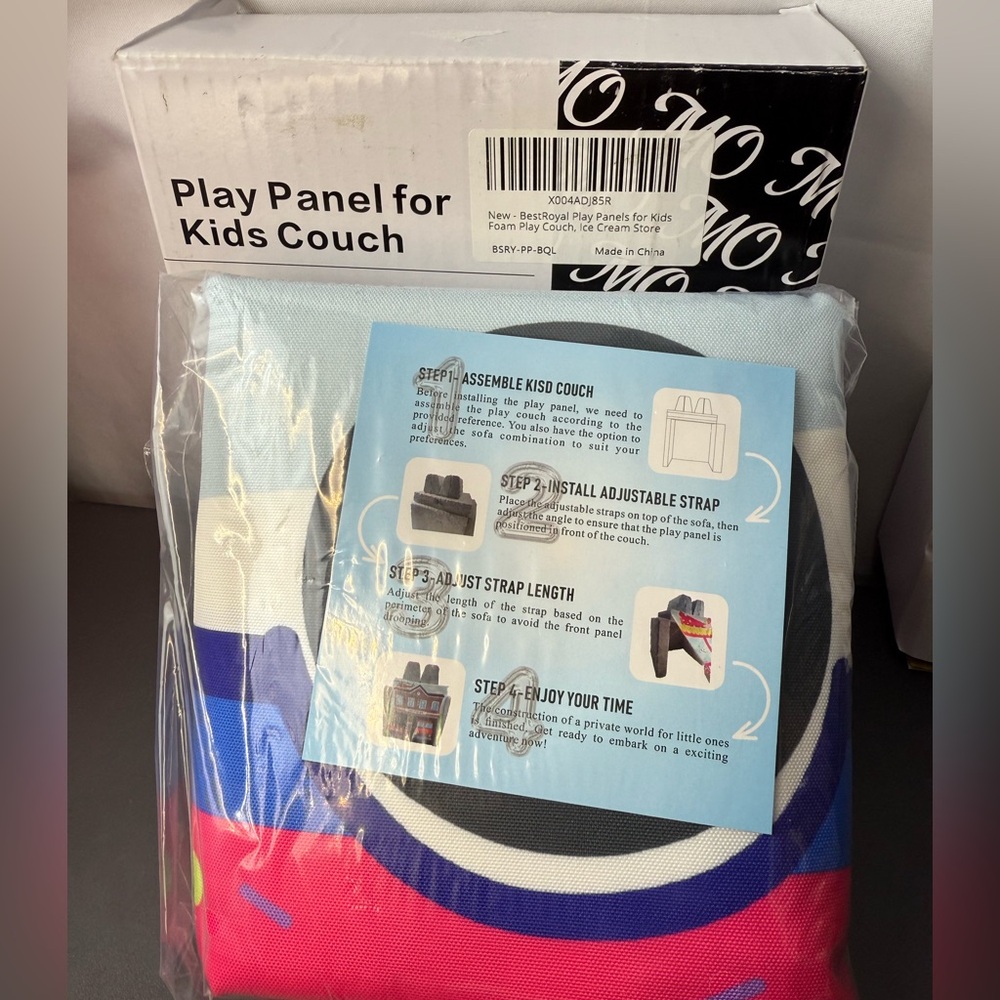 Colorful Play Panel for Kids Couch